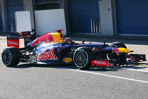 Auto Racing Sports on Red Bull Racing Bei Testfahrten Im Februar 2012 In Jerez