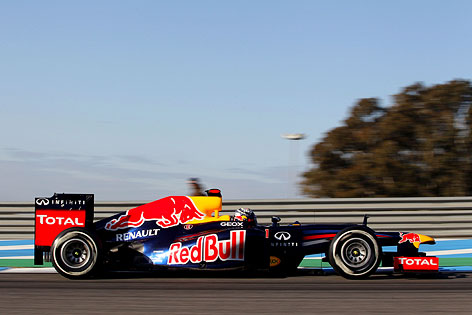 Auto Racing Fabrick on Formel 1 Wagen Von Sebastian Vettel  Red Bull Racing