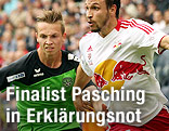 Andreas Ulmer (Red Bull Salzburg) und Philipp Schobesberger (FC Pasching)