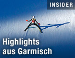Skispringer in Garmisch