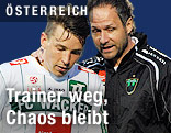 Innsbruck-Trainer Roland Kirchler und Christopher Wernitznig