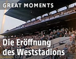 Das Wiener Weststadion im Eröffnungsjahr 1977